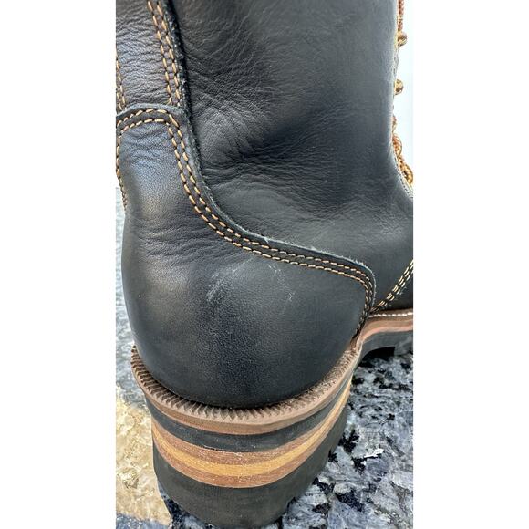 Gat Tank Tall Lace Up Lug Logger Boots Men\'s Size 4.5 main image 7